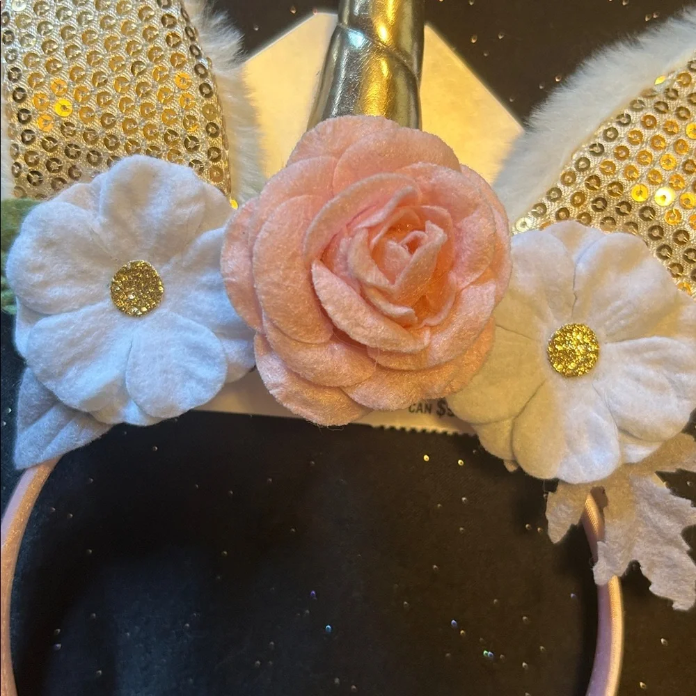 Gold/Pink Unicorn Headband